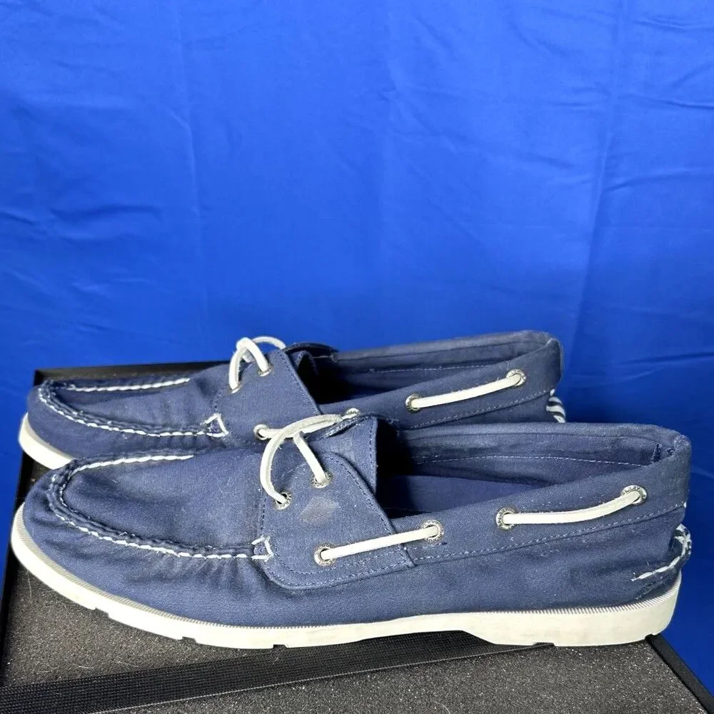 Sperry Mens Blue Top-Sider Boat Shoe Sz 12 Preppy Nautical Classic Coastal Vacay